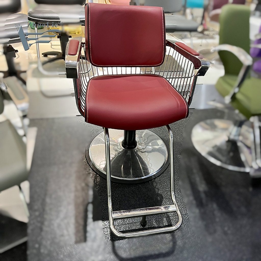 Hairdressing Salon Barber Chair Hair Cutting Vintage Styling Chair with Footrest