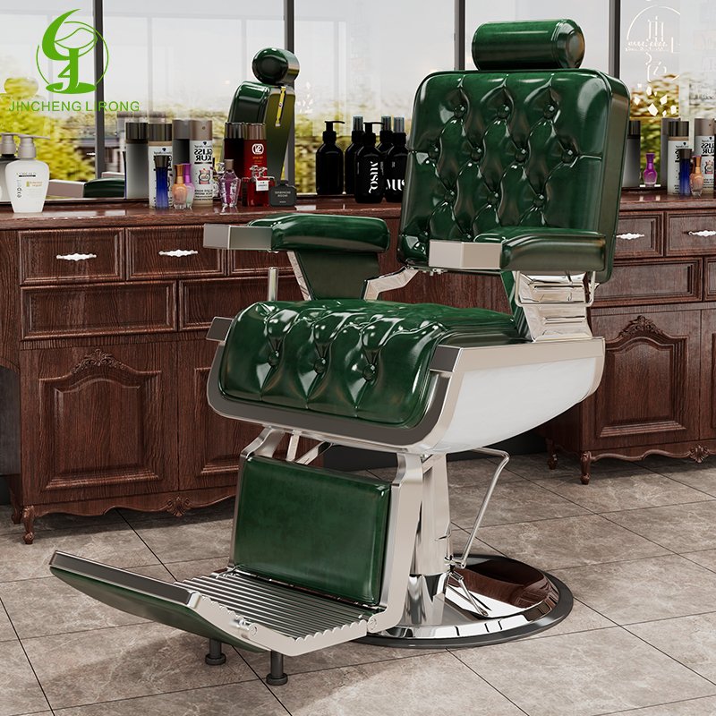 JINCHENG Custom Professional Suppliers Unique Style Portable Heavy Duty Hair Cutting Hydraulic Pump Barber Chairs Modern 1 Set
