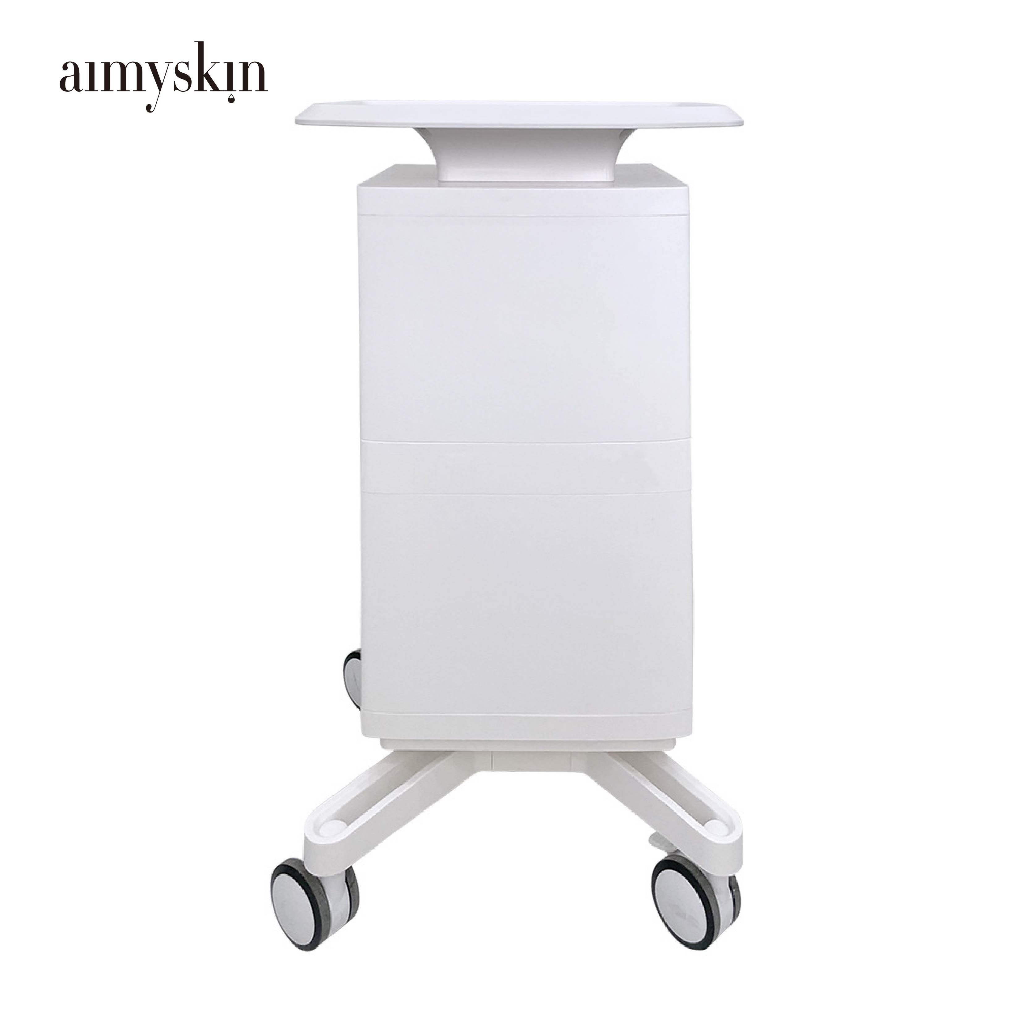 Multi functional and steerable beauty cart trolleys beauty salon with lock