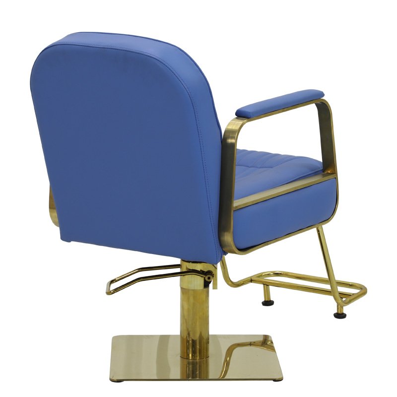 fashionable 2023 new style rotary lifting stainless steel hair dyeing chair popular hairdressing chair for hair salon