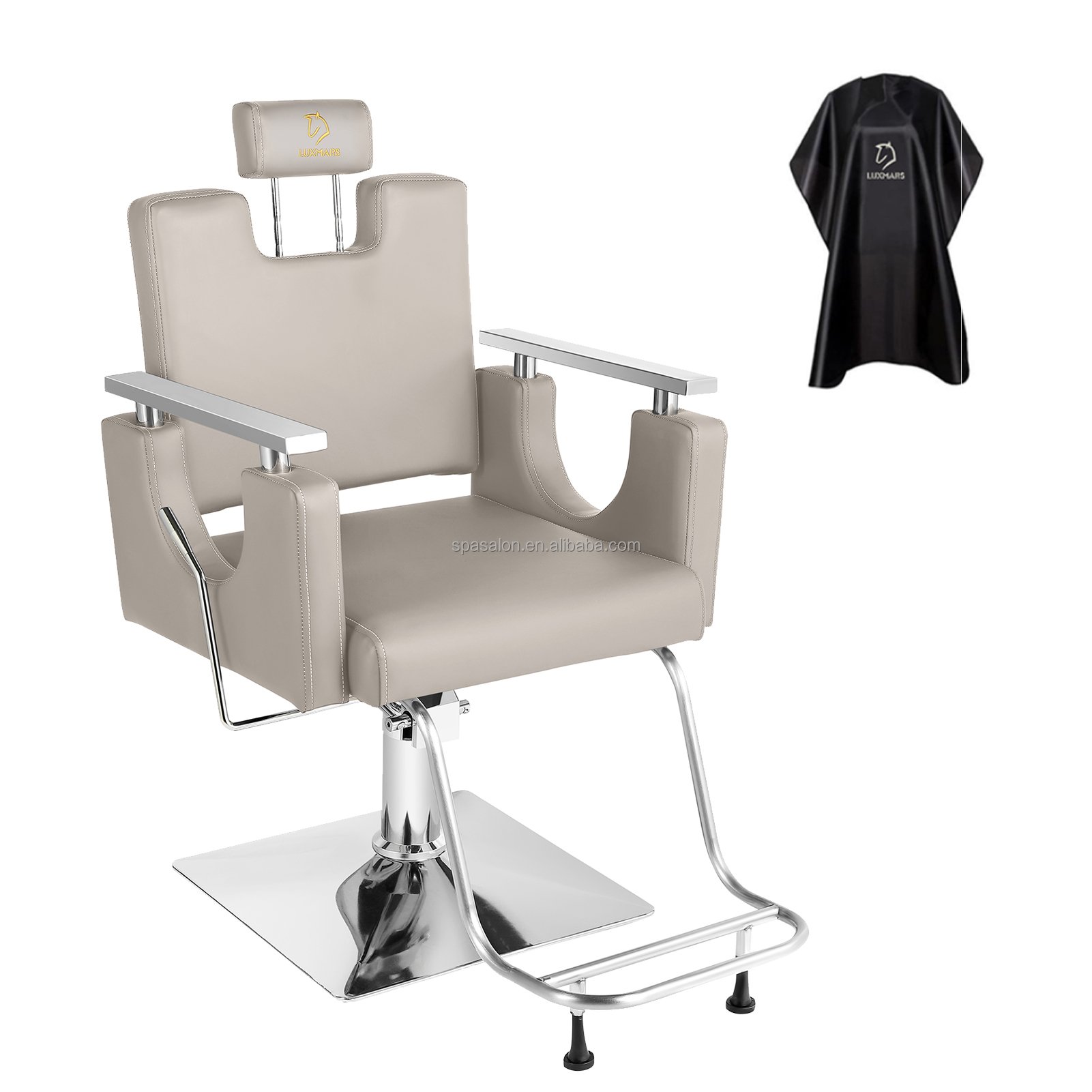 Adjustable Superior PVC Leather Hydraulic Salon Barber Chair for Hairdressing