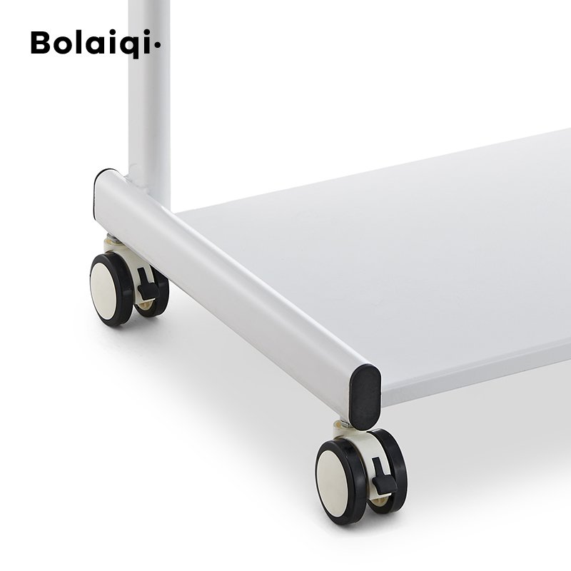 BOLAIQI Mobile White Metal Pedicure SPA Beauty Machine Working Cart Beauty Salon Trolley