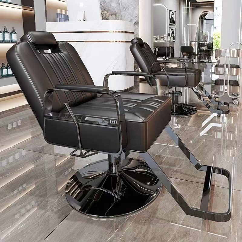 Factory direct supply hairdresser chair Fashion barbershop haircutting hair dye ironing chair hairsalon special lift put down