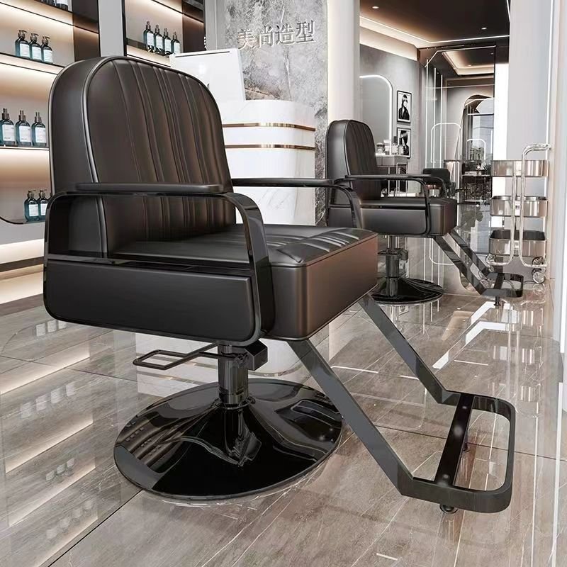 Factory direct supply hairdresser chair Fashion barbershop haircutting hair dye ironing chair hairsalon special lift put down