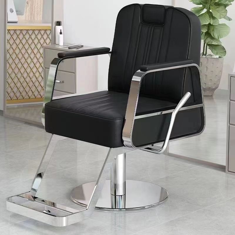 Factory direct supply hairdresser chair Fashion barbershop haircutting hair dye ironing chair hairsalon special lift put down