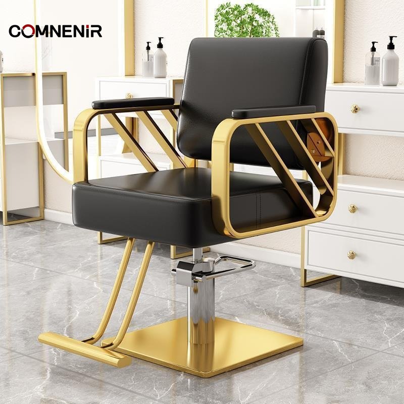 salon furniture chair parts beauty salon kids Black Flat Seat Barber washing customer chairs for nail