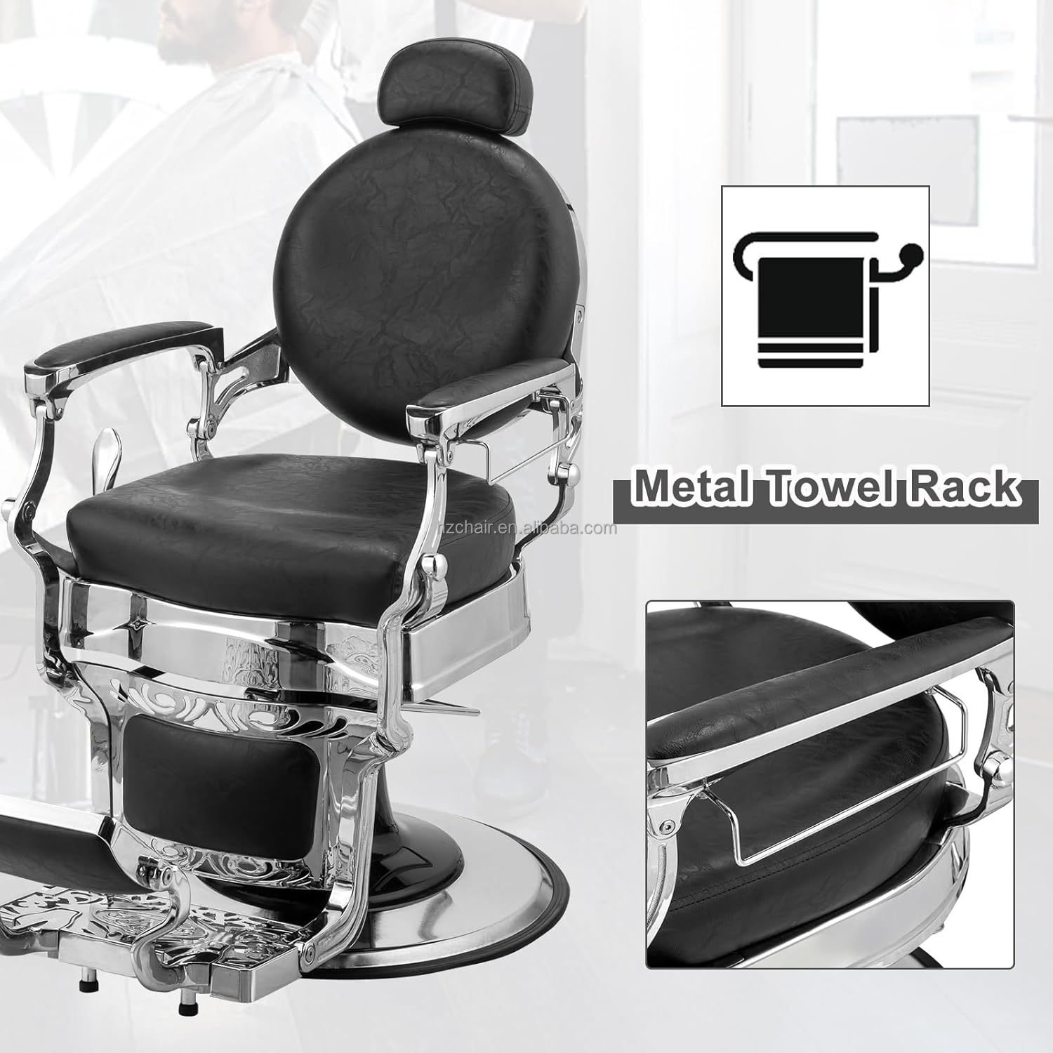 New Design Hairdressing chair Barber Hair Salon Furniture Factory Supply Modern China Luxury Vintage chairs