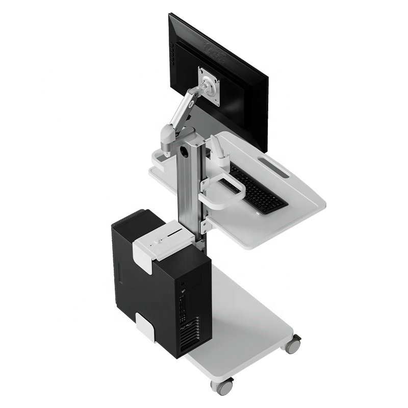 Mobile Hospital Bracket Trolley Furniture Dental Intraoral Scanner Camera Medical Trolley Cart White Medication Trolley
