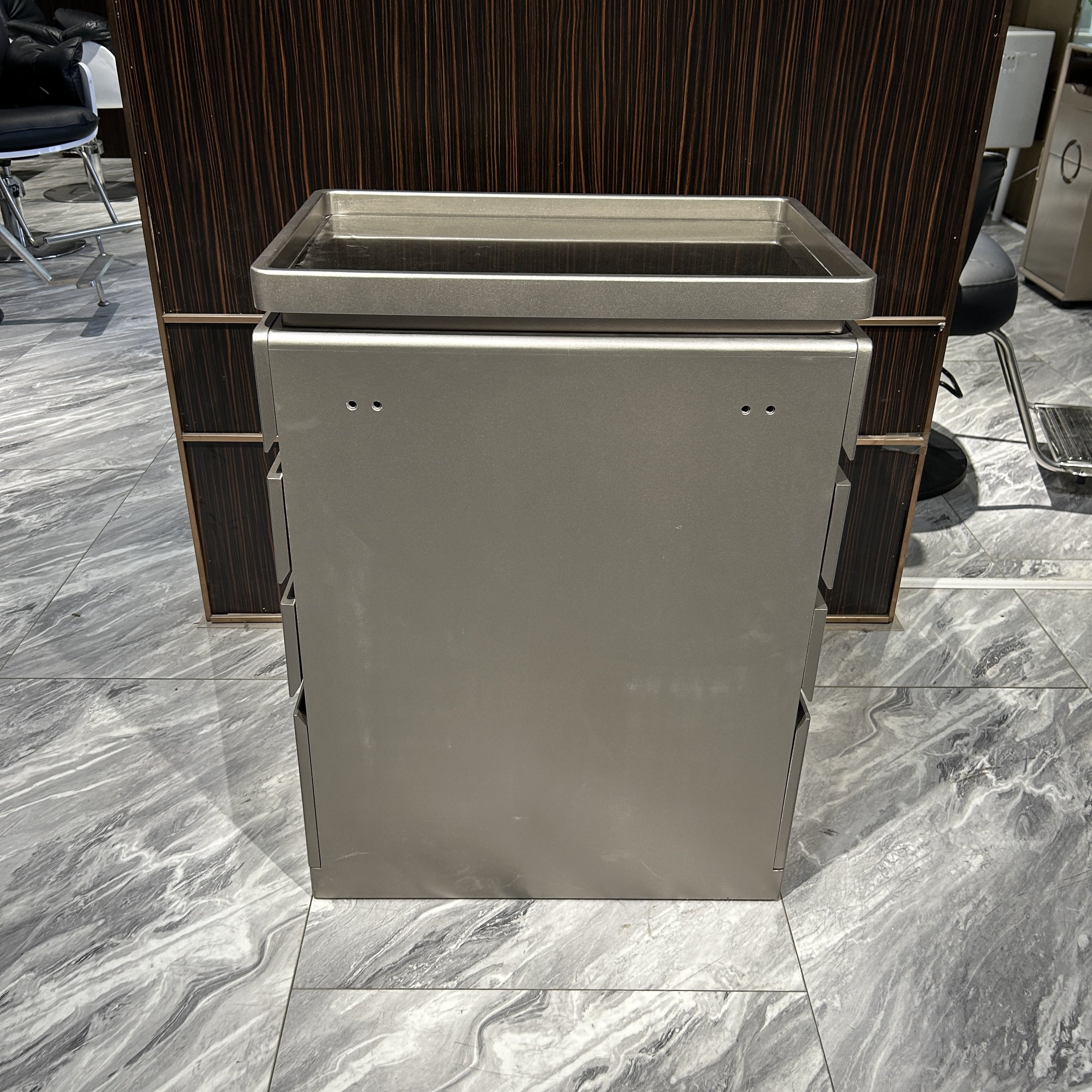Barbershop Hair salon Station Tool cabinet Double-sided factory cabinet with barber dresser drawer