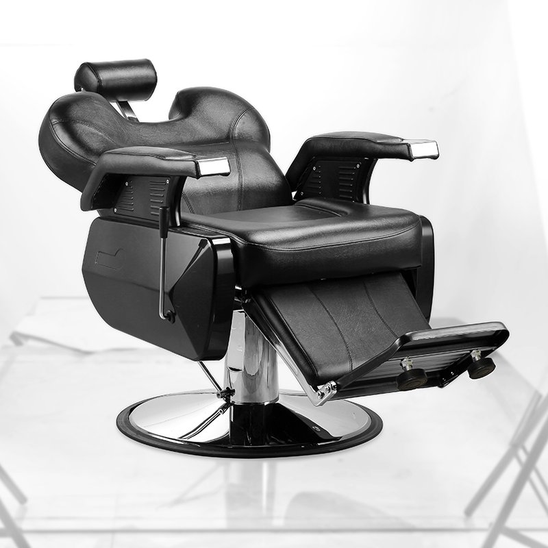 Leather Barber Chair Beauty Barbershop Antique Salon Equipment and Furniture Hair Saloon Chairs Metal Barber Chair