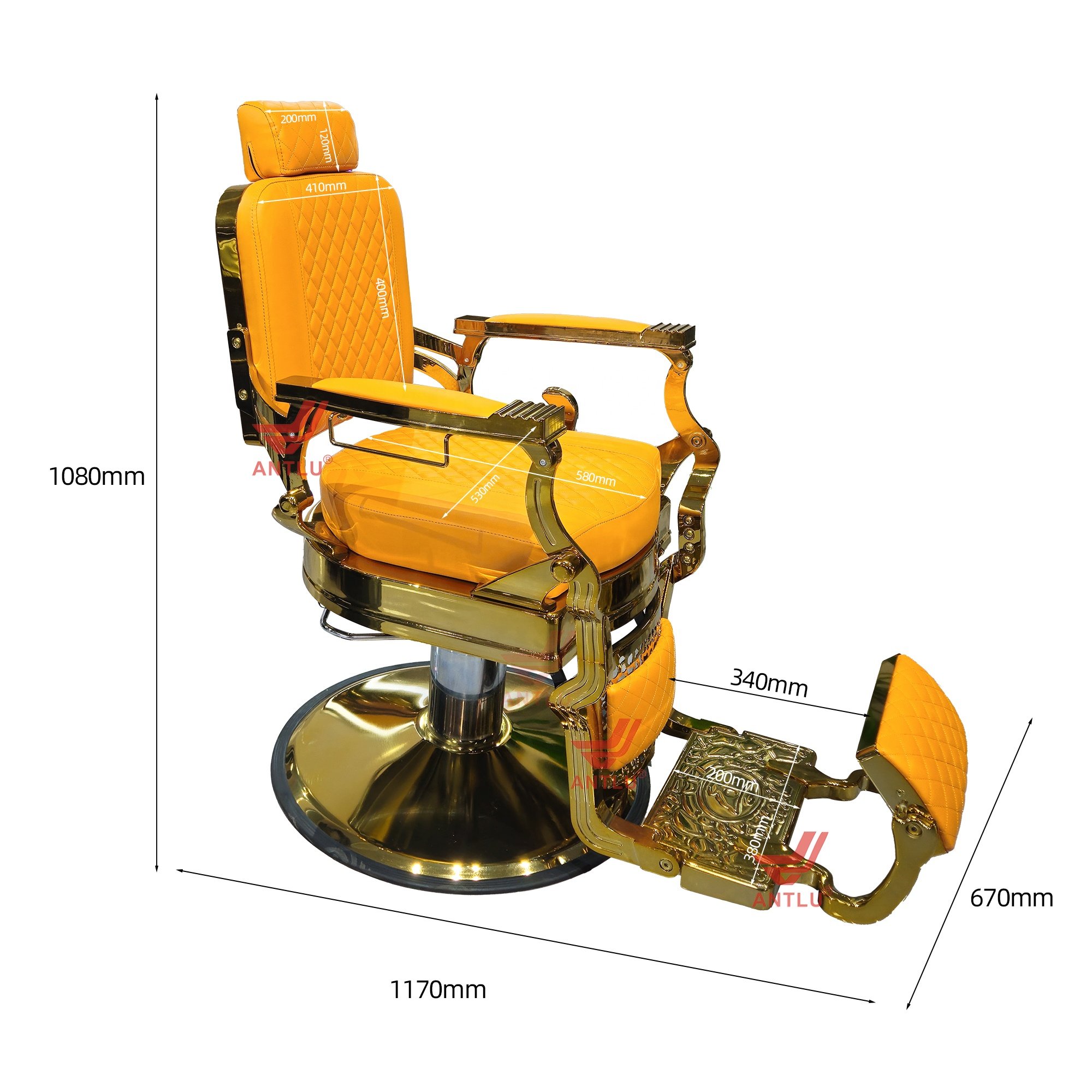 Hair Salon barber Shop chairs Heavy Duty Luxury Hydraulic Pump Hairdressing vintage barber chair for man