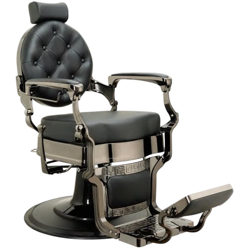 Men's Barber Chair Salon Chair for Hair Cutting Metal Aluminum Salon Furniture Set Equipment Beauty Modern Traditional