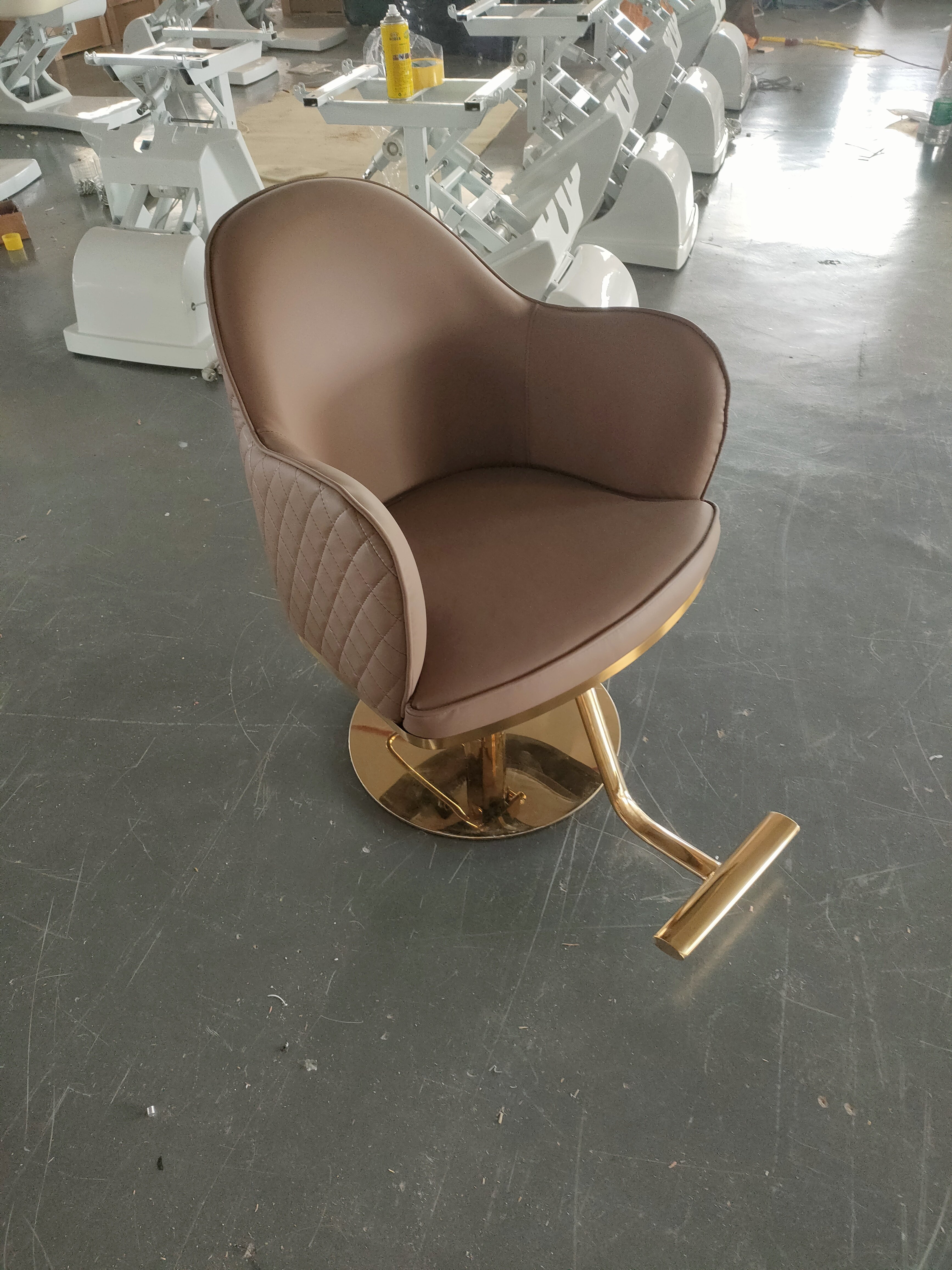 Modern High Quality Salon Waiting Bench Hairdressing Furniture for Stylist Chair Hotel Living Room Barber Chair Salon Furniture