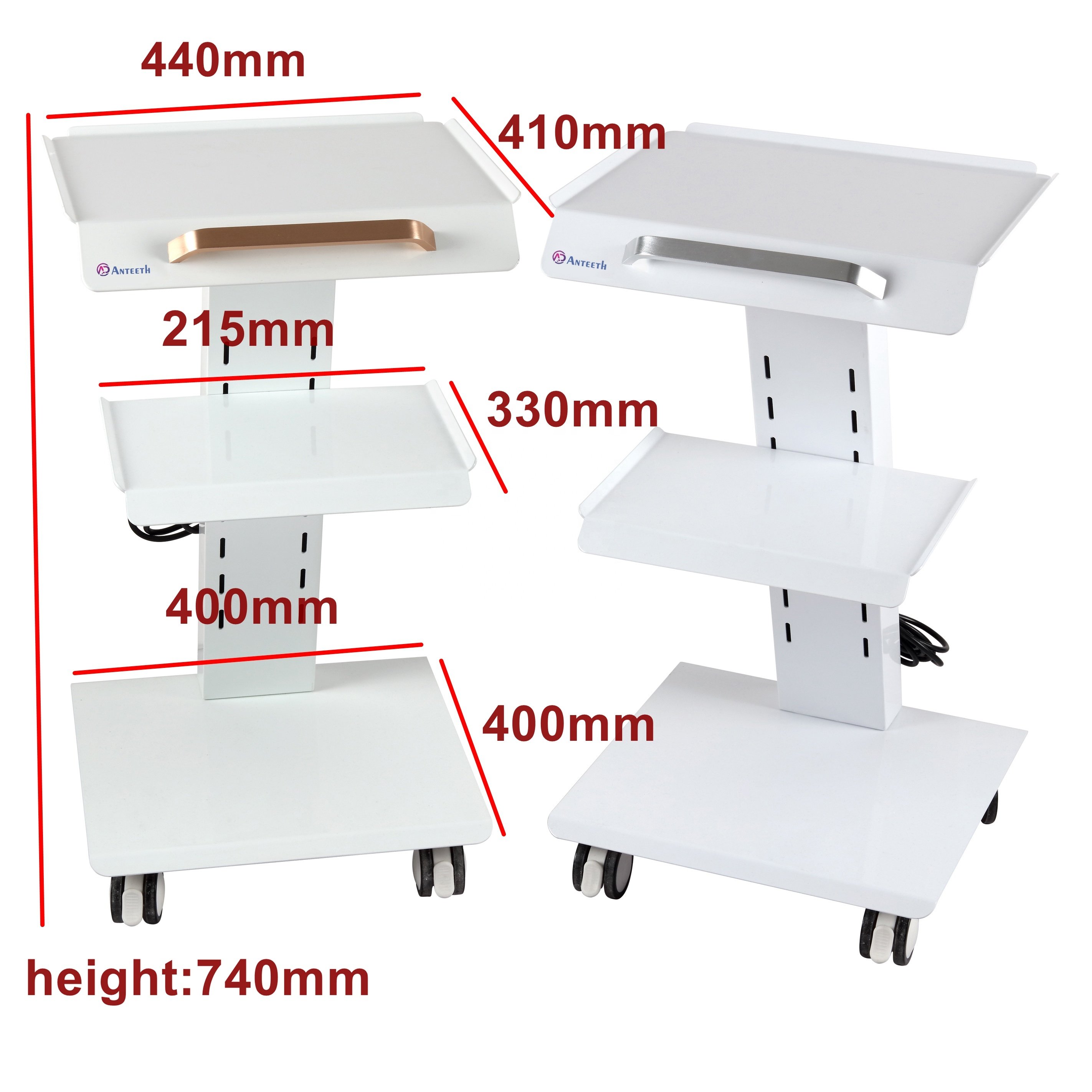 Beauty Salon Trolley Cart Spa Furniture Hairdresser Mobile Rolling Wheel Medical Storage Beauty Trolley Cart