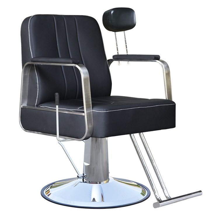Hydraulic styling barber chair for hairdressing cosmetic black