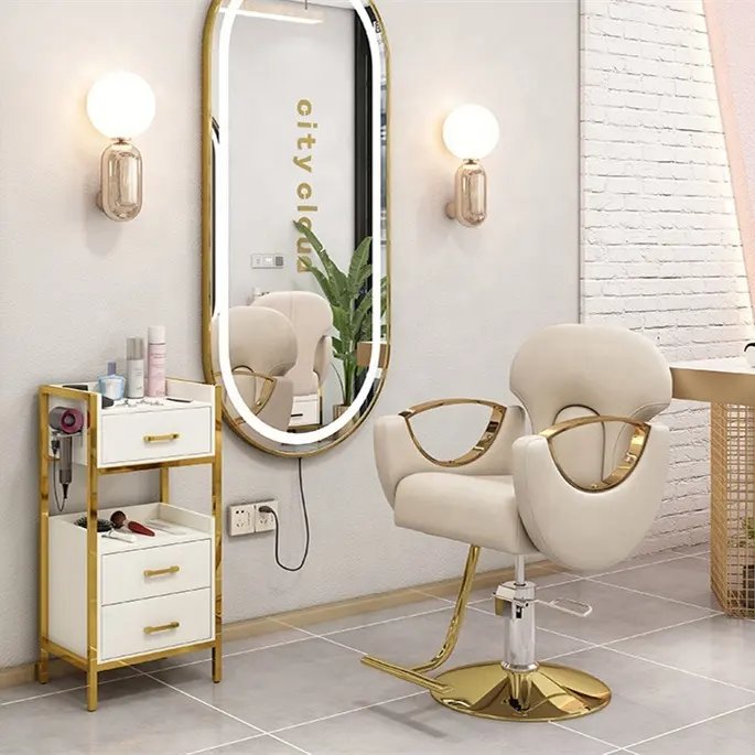 Modern Lifting Hairdressing Beauty Salon Furniture Styling Barber Salon Chair