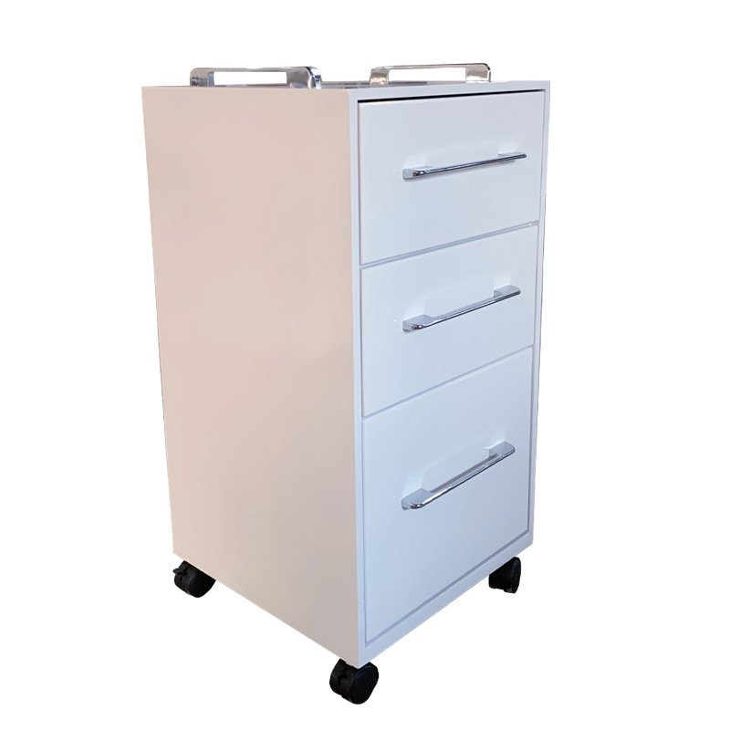 New beauty salon car retro trolley barbershop tool car hair salon special hand push ironing and dyeing cabinet European