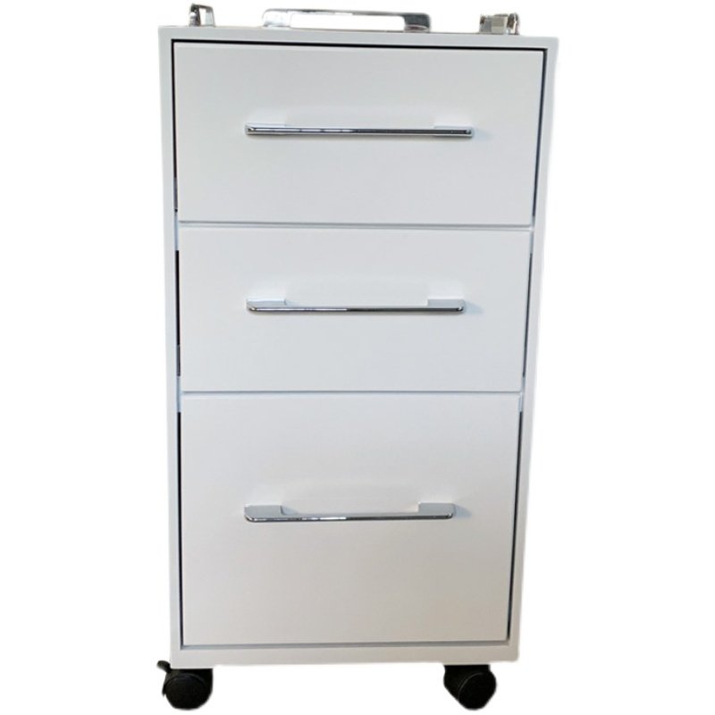 New beauty salon car retro trolley barbershop tool car hair salon special hand push ironing and dyeing cabinet European