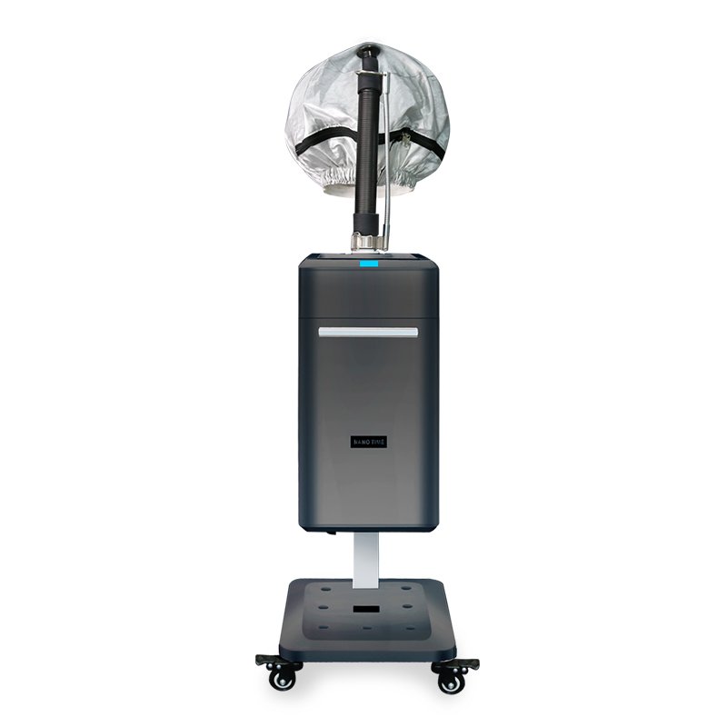 Synteth Hair Salon Use Professional Hair Spa Steamer Silver/white with Trolley