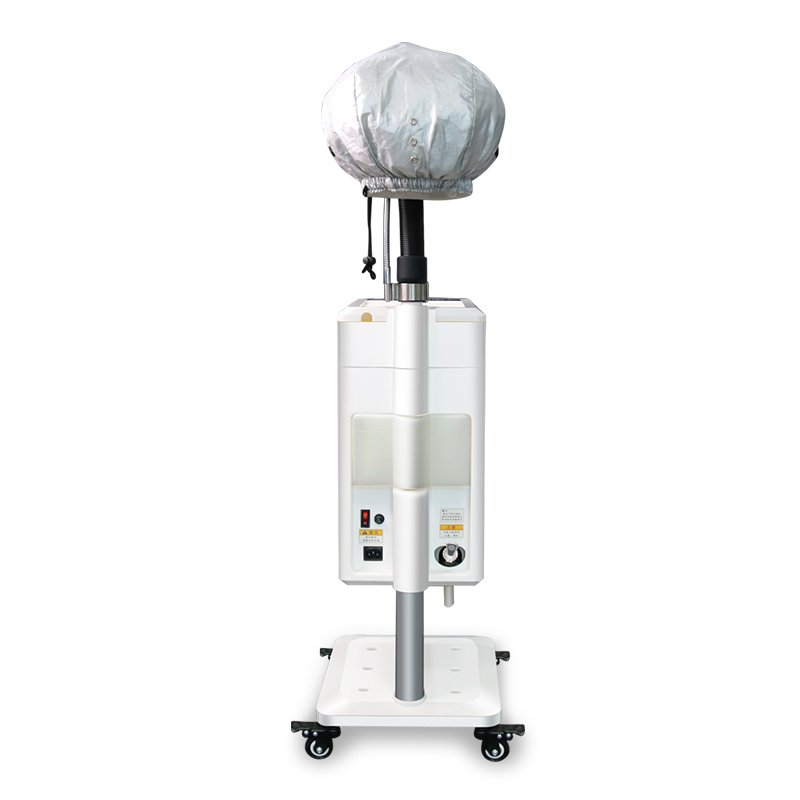 Synteth Hair Salon Use Professional Hair Spa Steamer Silver/white with Trolley