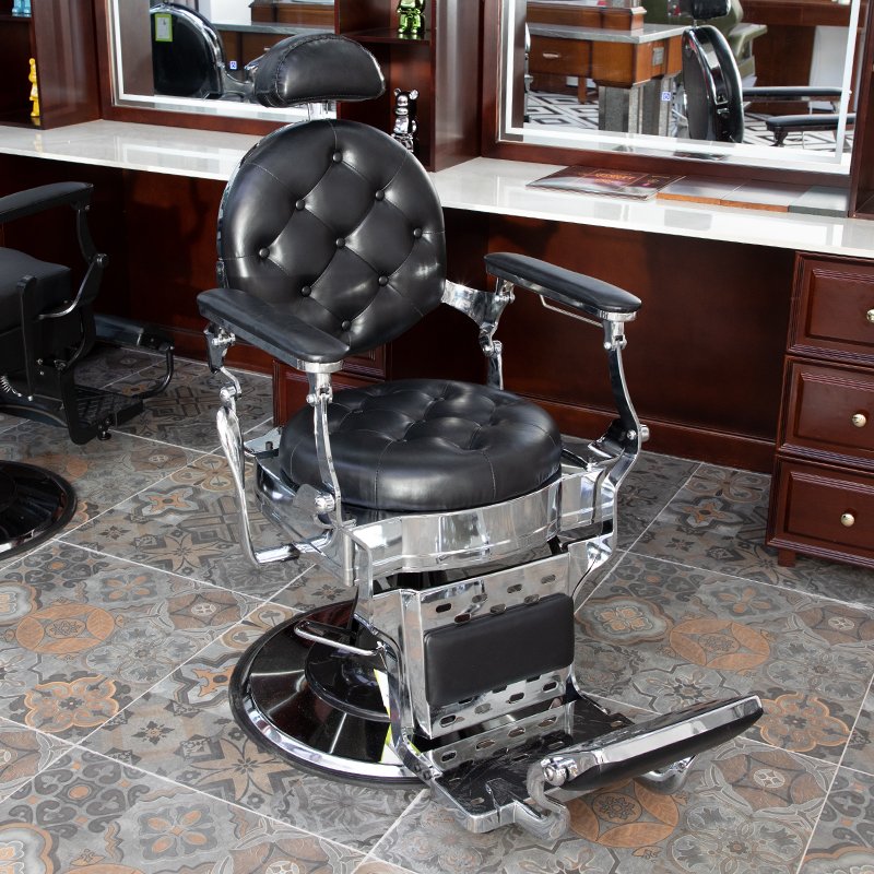 Bojue Salon Furniture Vintage Man Antique Barber Chair Hair Salon For Sale saloon equipments silln de barbera