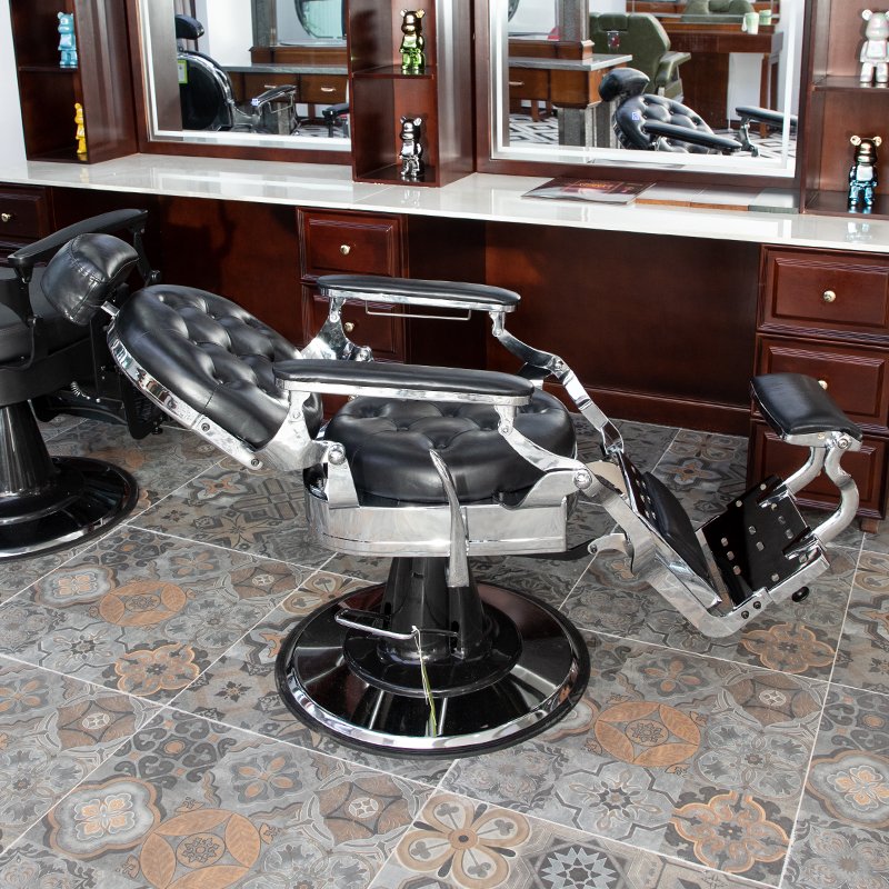 Bojue Salon Furniture Vintage Man Antique Barber Chair Hair Salon For Sale saloon equipments silln de barbera