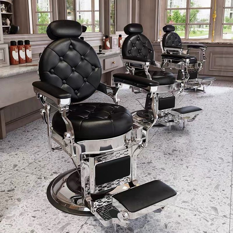 Bojue Salon Furniture Vintage Man Antique Barber Chair Hair Salon For Sale saloon equipments silln de barbera