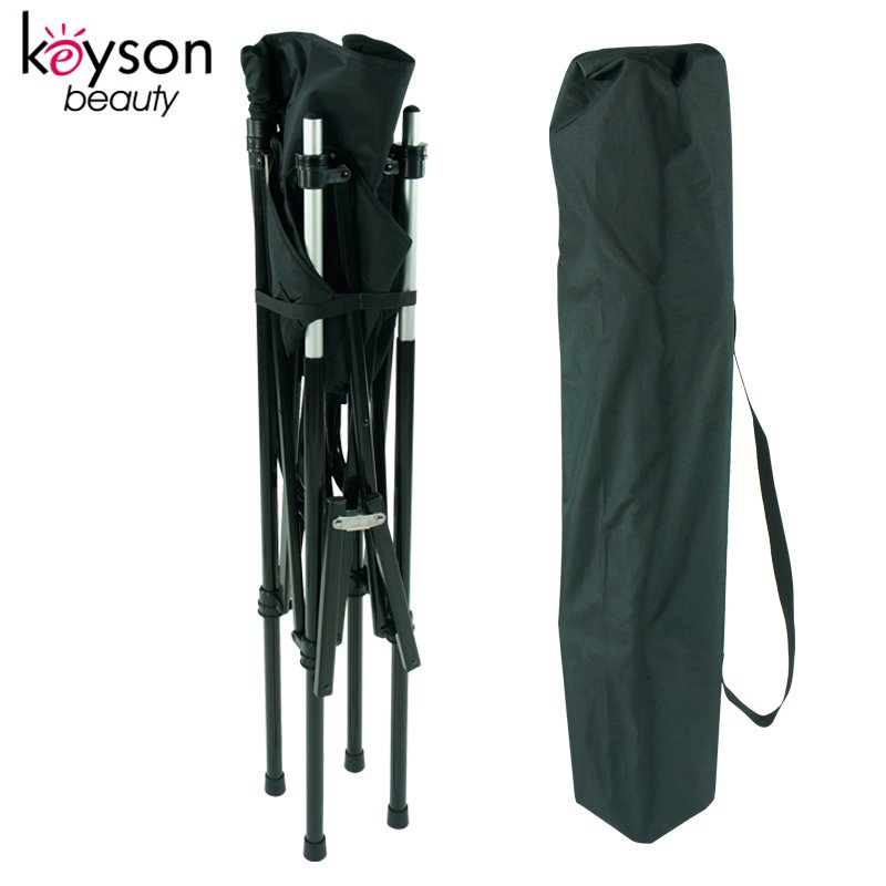 Keyson Professional Aluminum Foldable Makeup Chair Adjustable Permanent Barber Chair