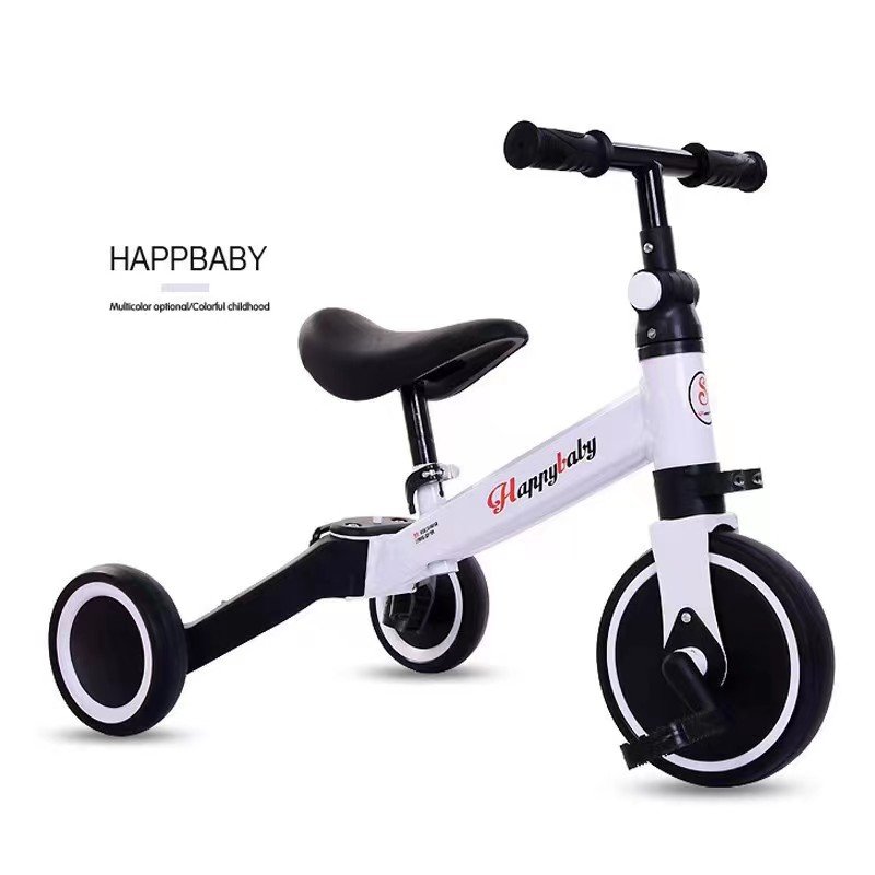cheap price Balance Bike Kids Stroller Trolley Pedal Tricycle PU Wheels Children Tricycle Kick Scooter Children