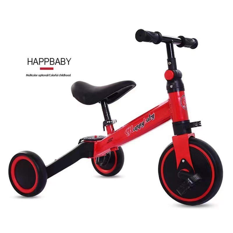 cheap price Balance Bike Kids Stroller Trolley Pedal Tricycle PU Wheels Children Tricycle Kick Scooter Children