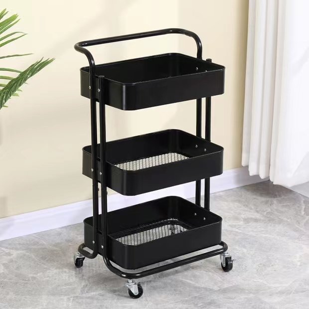 Wholesale Beauty Salon Trolley Floor Multi-layer Mobile Trolley Beauty Studio Cart