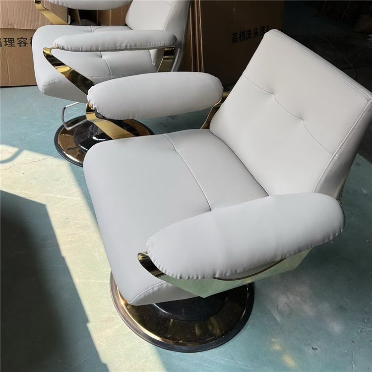Siman Salon Furniture Modern Lifting Hairdressing Stainless Steel Base New Design Styling Durable Barber Chair
