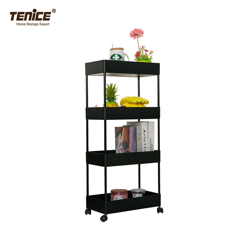 Beauty Tattoo Machine Hair Salon Trolley Suitcase Cart 2021 Tenice Hot Sell 4 Tier Girls Salon Furniture Plastic Modern 1200