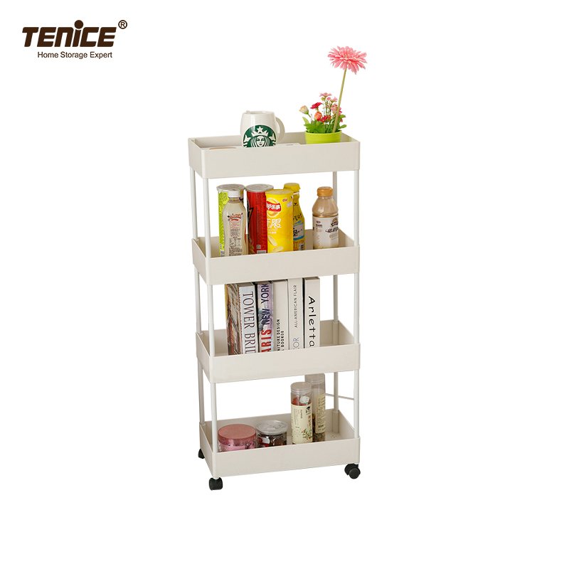 Beauty Tattoo Machine Hair Salon Trolley Suitcase Cart 2021 Tenice Hot Sell 4 Tier Girls Salon Furniture Plastic Modern 1200