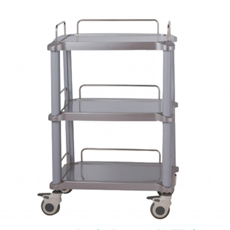 China Factory Direct Sale Medical Furniture ABS Nursing Cart Emergency Trolley For Hospital Using