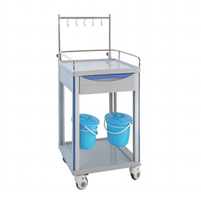 China Factory Direct Sale Medical Furniture ABS Nursing Cart Emergency Trolley For Hospital Using
