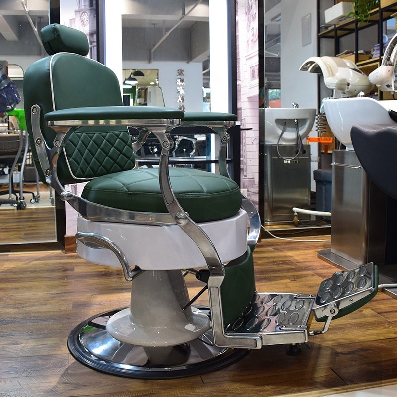 Luxury Men'S Barber Chair For Hair Salon Furniture Heavy-Duty Barber Chair For Salon Reclining