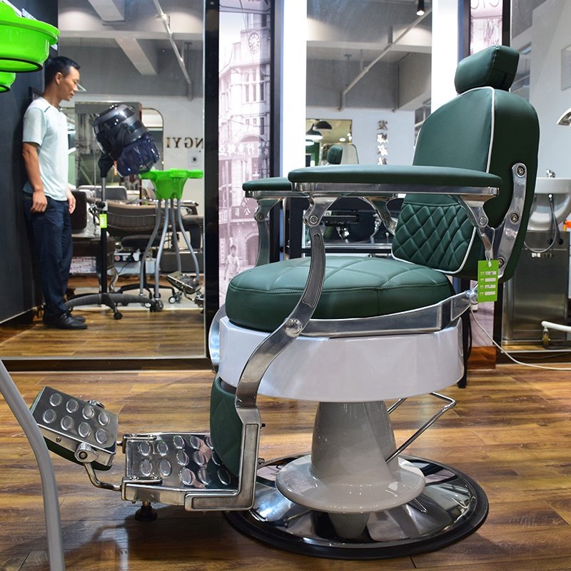 Luxury Men'S Barber Chair For Hair Salon Furniture Heavy-Duty Barber Chair For Salon Reclining
