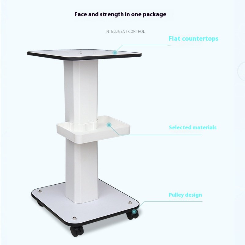 Small Bubble Base Mobile Storage Tool Cart Modern Design Beauty Instrument Cart for Salon for Kitchen Hospital Bathroom Gym Use