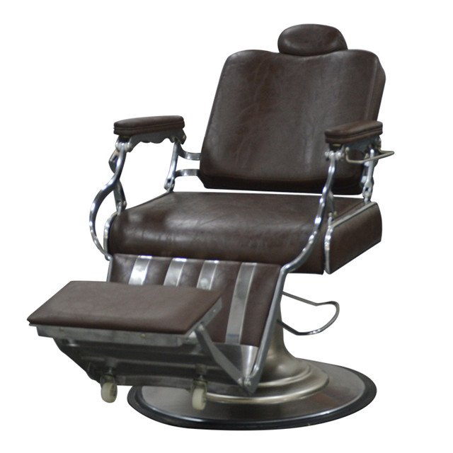 Comfortable Salon Chair with Adjustable Recline and Swivel Base Modern
