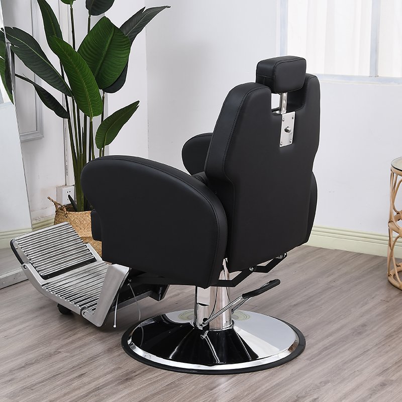 Modern high quality beauty hair salon chair black rotatable barber chairs for sale