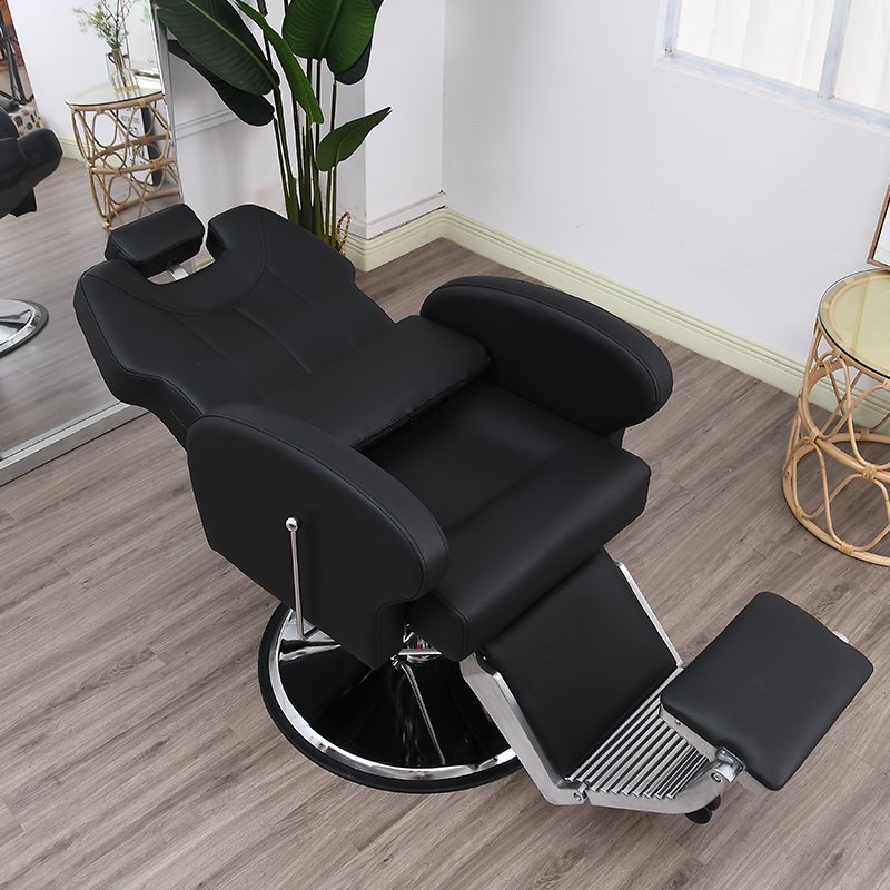 Modern high quality beauty hair salon chair black rotatable barber chairs for sale