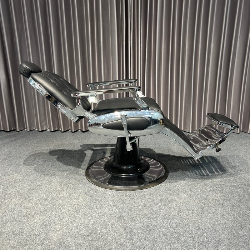 Vintage Style Hair Styling Chair sliver Frame Barber Chair Barber Shop Equipment Hairdressing Barber Chair