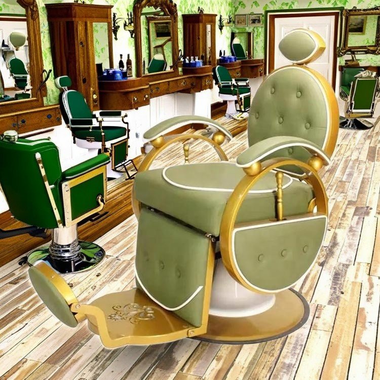 Modern Barber Chair with Adjustable Recline and Swivel Base High Quality
