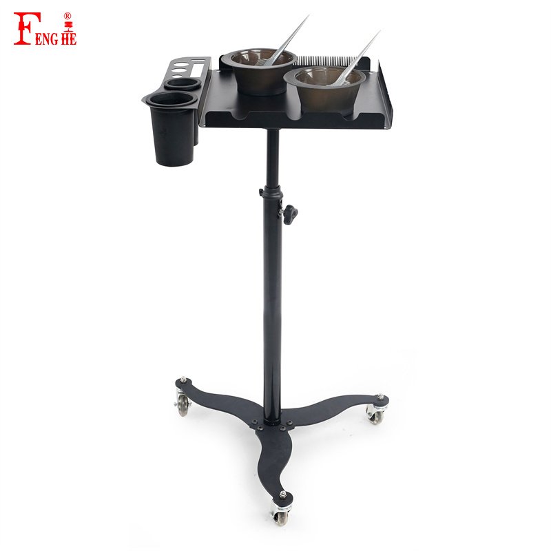 new barber salon trolley chariot salon de coiffur black
