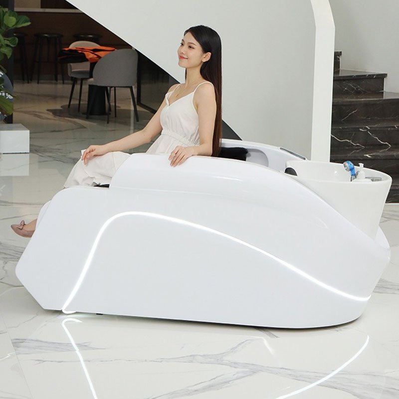 salon head spa hair wash modern bed for salonh lay down shampoo bed