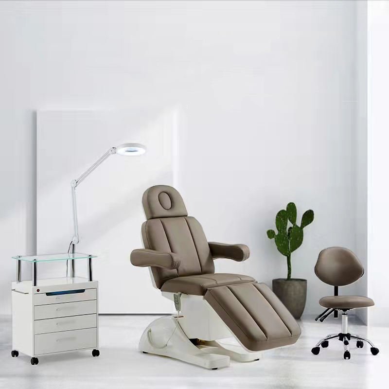 Hot Selling ergonomic aesthetic bed Beauty Beautician Salon 4 3 Motor Electric Facial Spa Massage Table Luxury Lash Bed