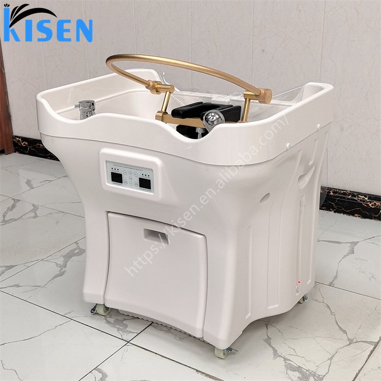 Newest Luxury Water Tank Portable Shampoo Bed Plastic Bowl Sink Hair Care And Styling Appliances For Beauty Salon Use