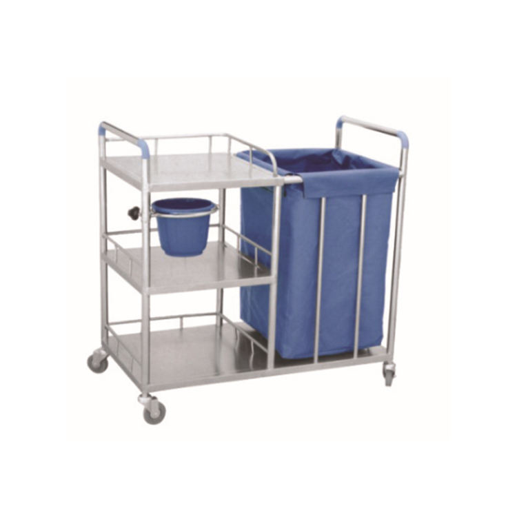 Medicine delivery medical care instrument hospital trolley furniture medical cart salon stainless steel cart with drawers