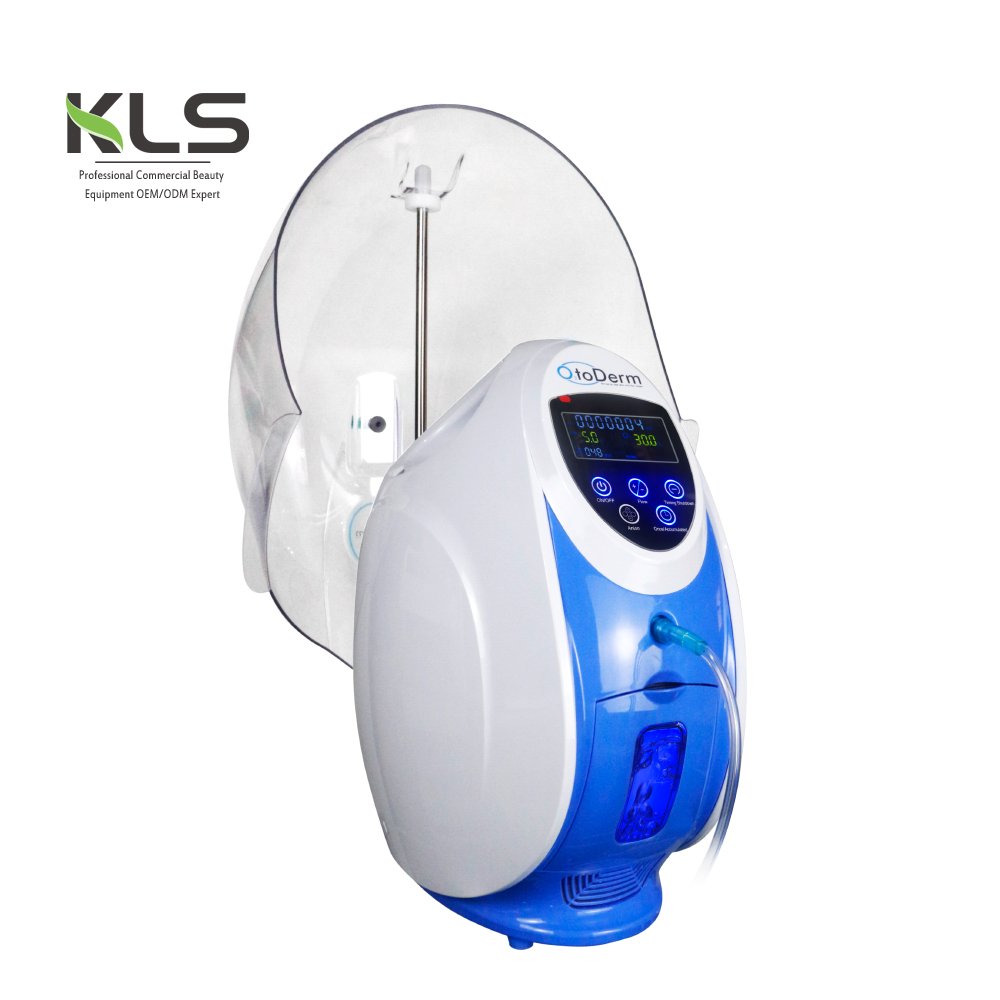 2021 O2 to Derm korean O2 Oxygen Derm with trolley and consumable beauty machines for salon use